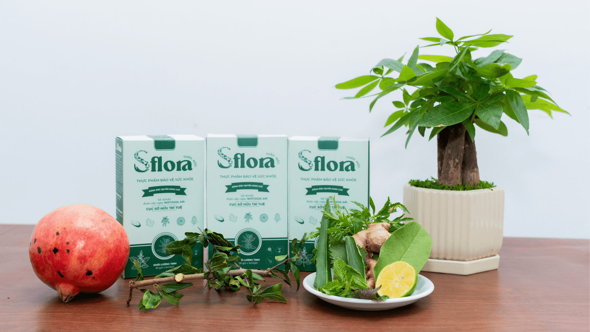 Nước kiềm thảo mộc Sflora view 3